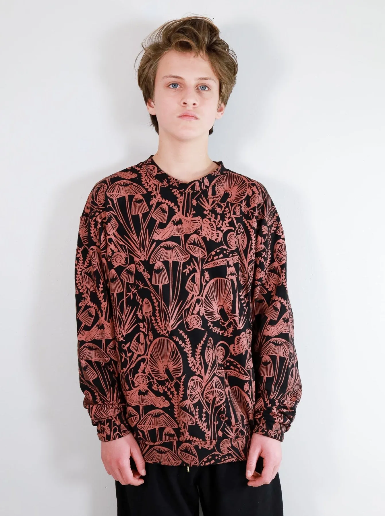 Mulberry Shroomed Relaxed Fit Sweatshirt