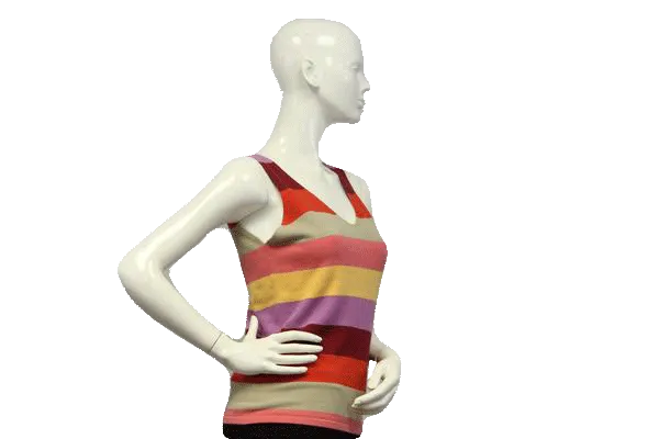 Multi Colored Stripe Tank Top Sweater SKU 000081