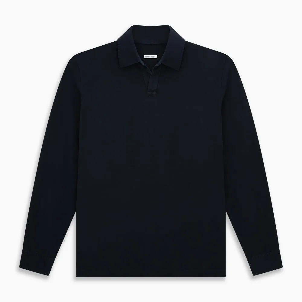 Navy Rugby Polo Shirt