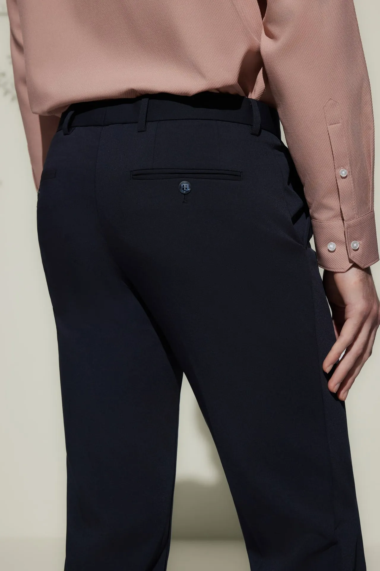 Nylon Modal Silk Smart Fit Suit Pants