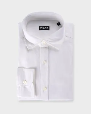 Off White Premium Cotton Twill Shirt