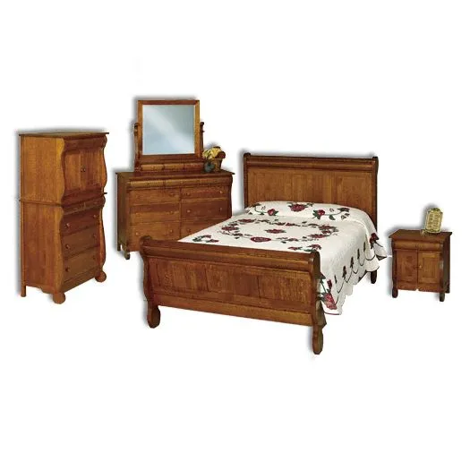 Old Classic Sleigh His and Hers Chest