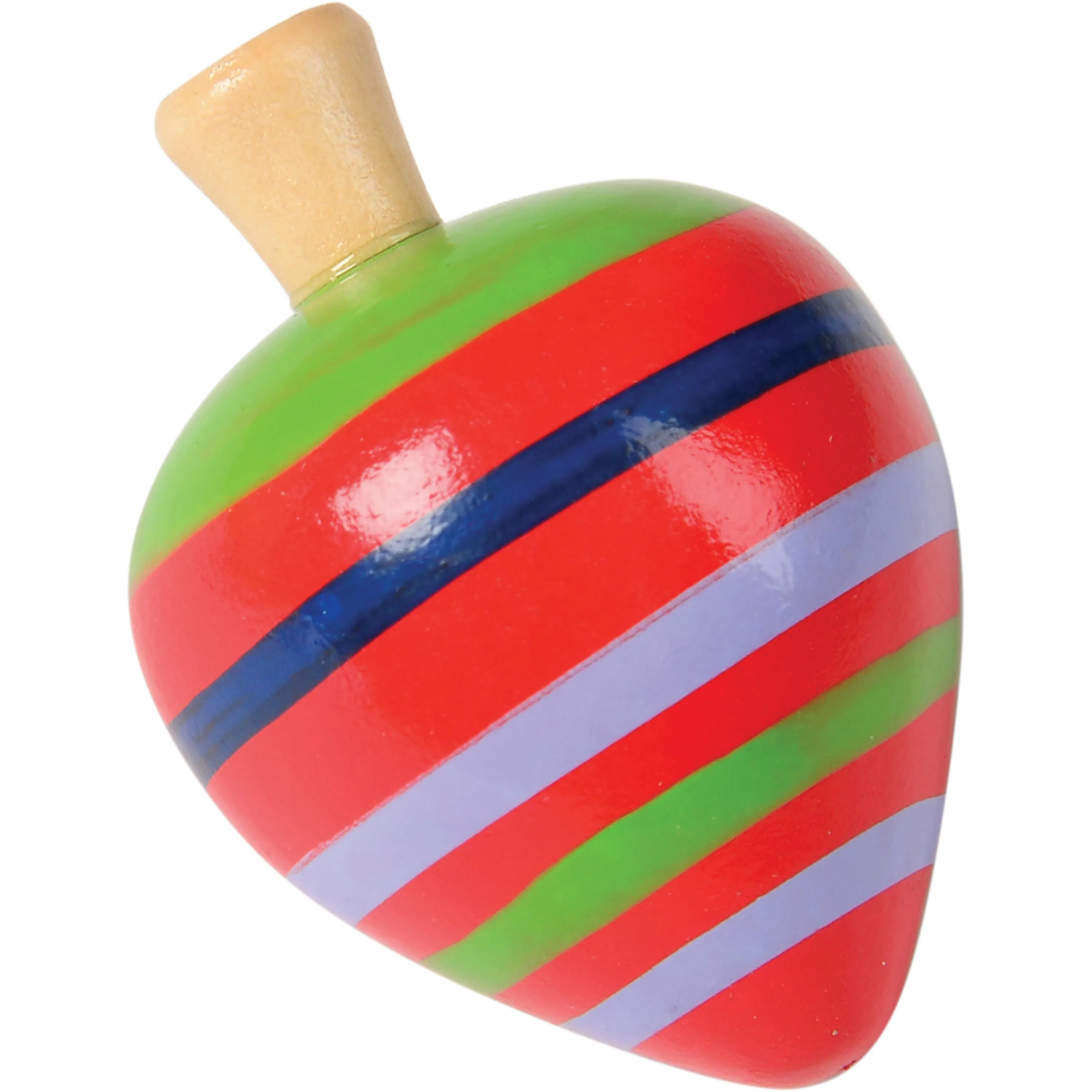 Painted Wood Spin Tops/6 Per Pkg