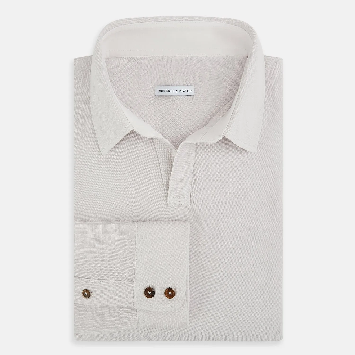 Pale Pink Rugby Polo Shirt