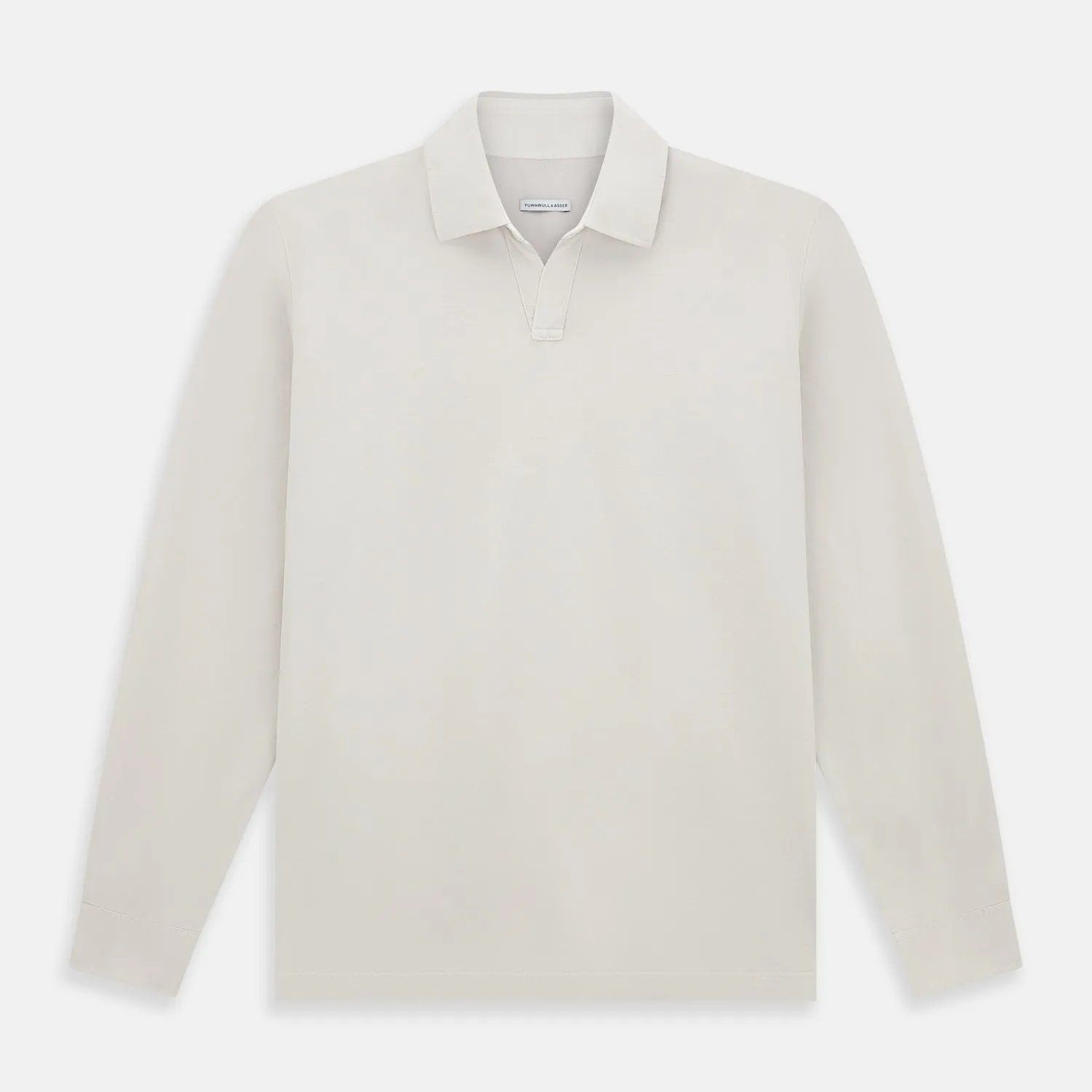 Pale Pink Rugby Polo Shirt