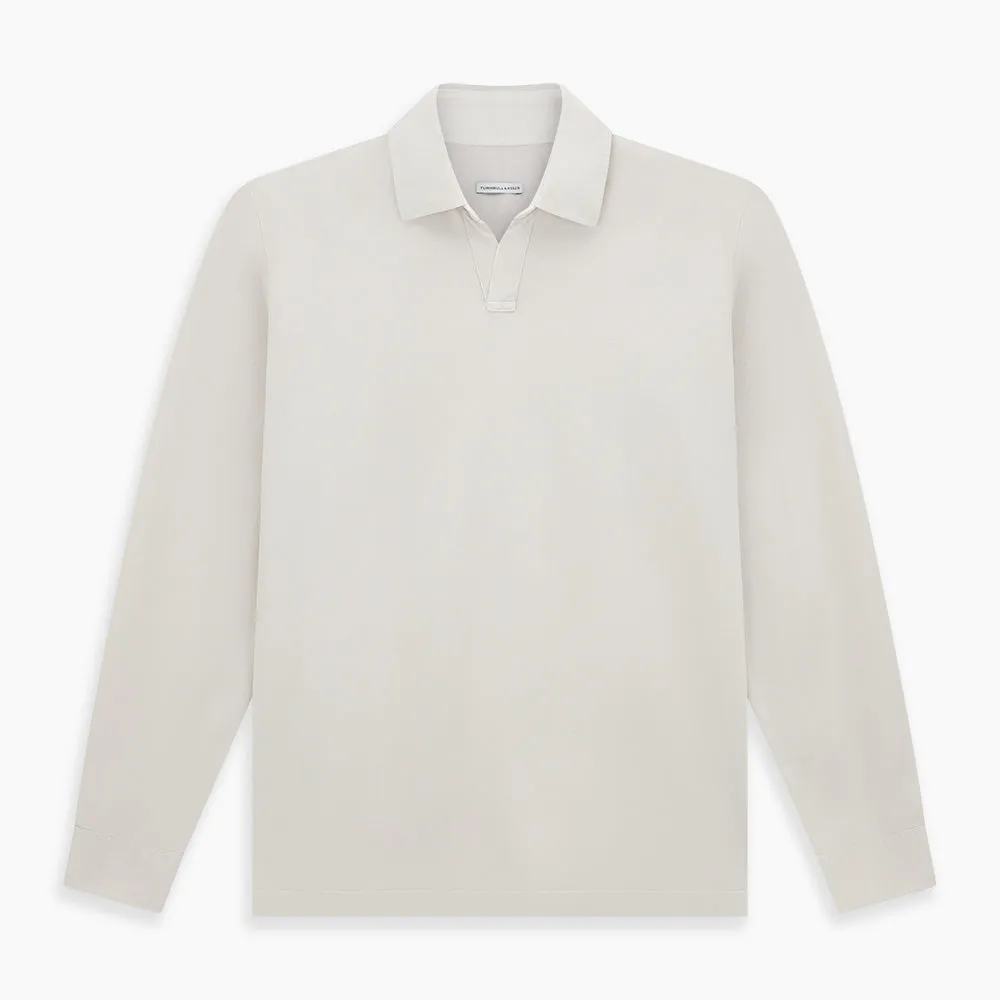 Pale Pink Rugby Polo Shirt