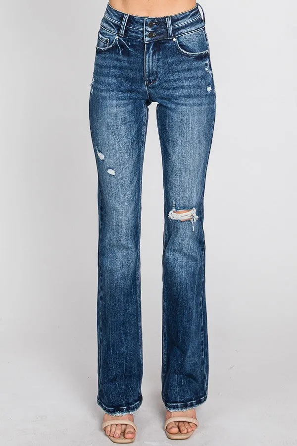 Payton Dark Wash Boot Cut Jeans