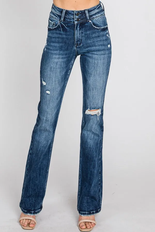 Payton Dark Wash Boot Cut Jeans