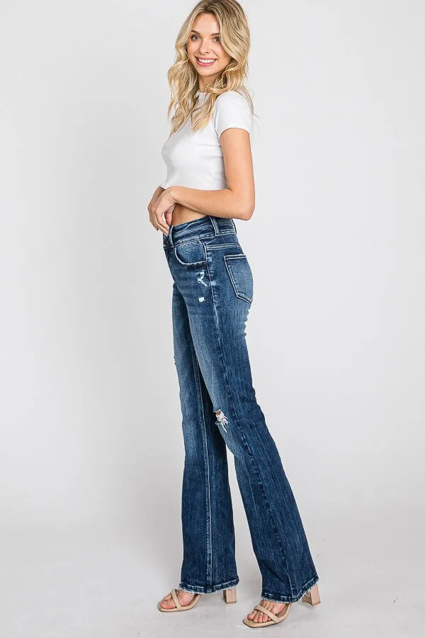 Payton Dark Wash Boot Cut Jeans
