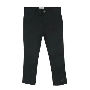 Plaid navy slim stretch trousers by Noma