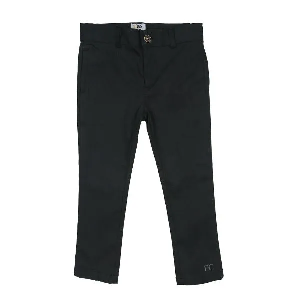 Plaid navy slim stretch trousers by Noma
