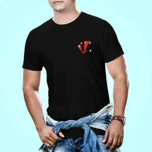 Poker cards trendy cotton printed T-shirt