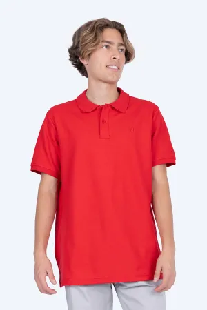 Polo piqu roja