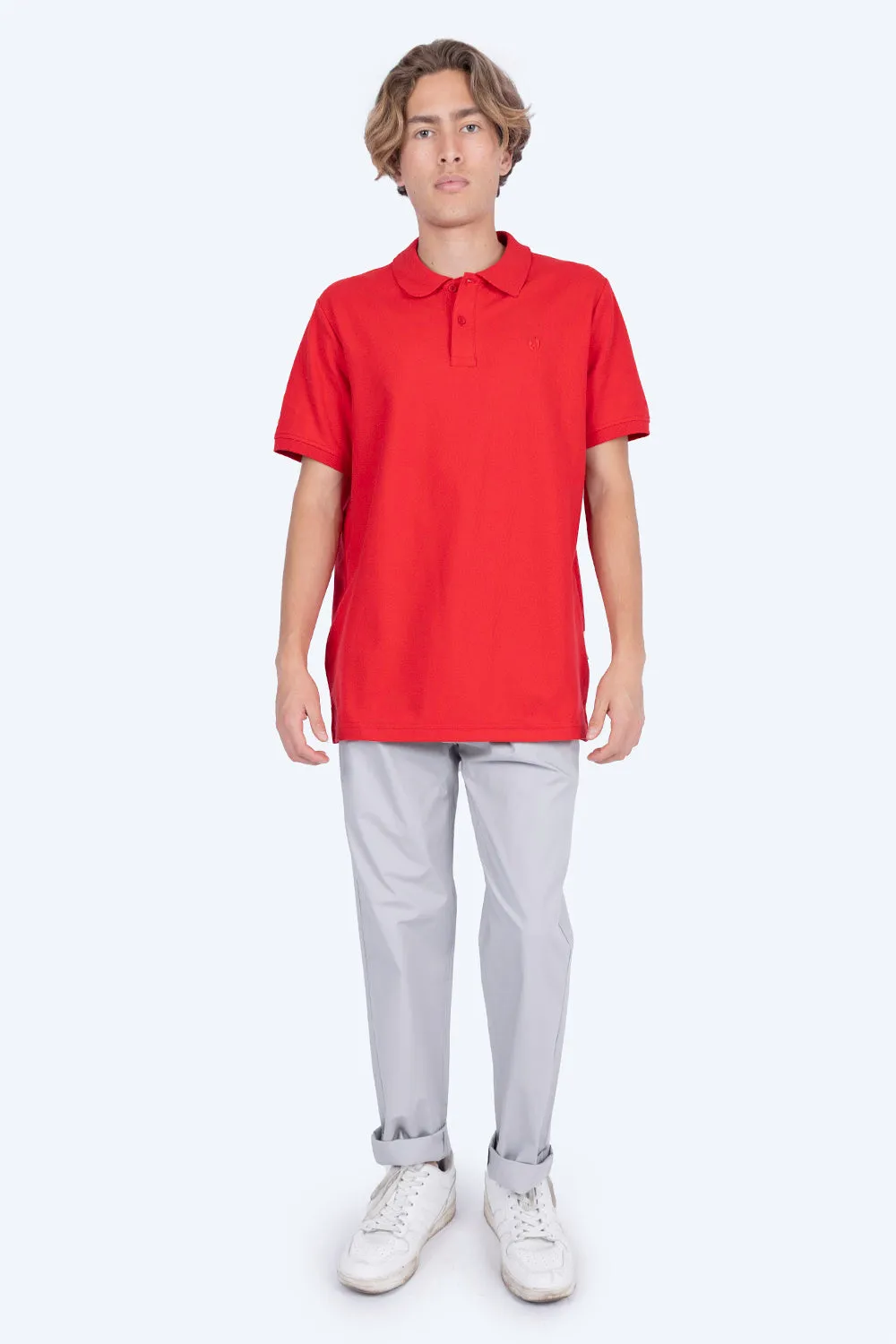 Polo piqu roja