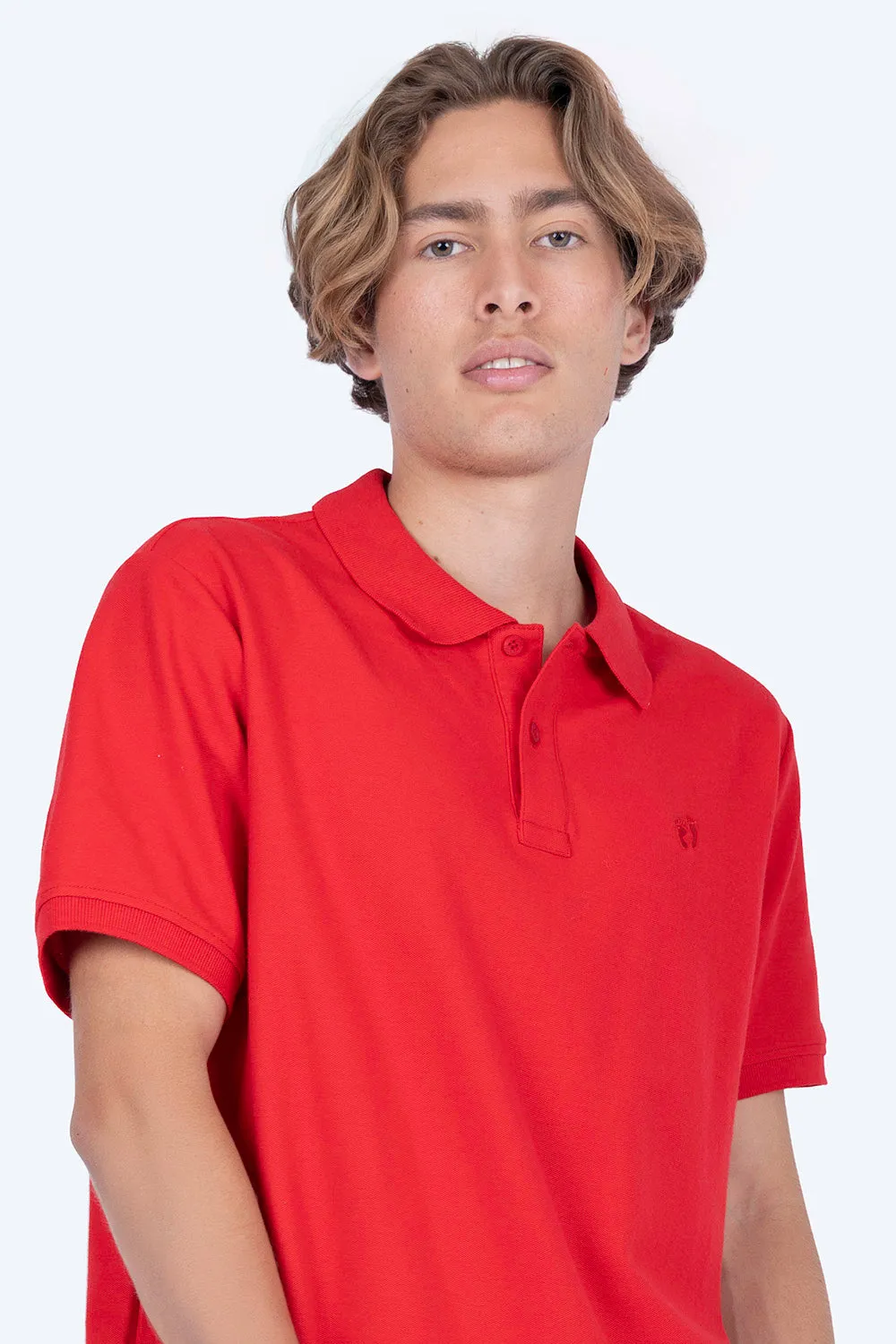Polo piqu roja