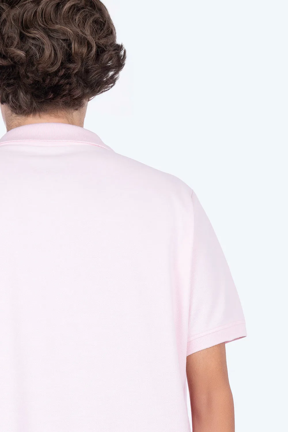 Polo piqu rosa claro