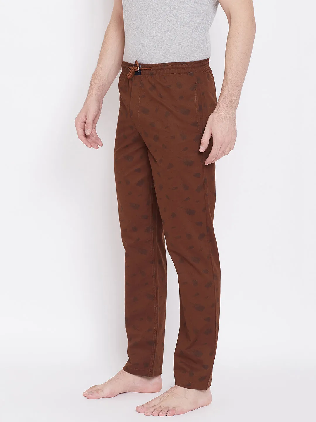 Printed Straight Lounge Pants