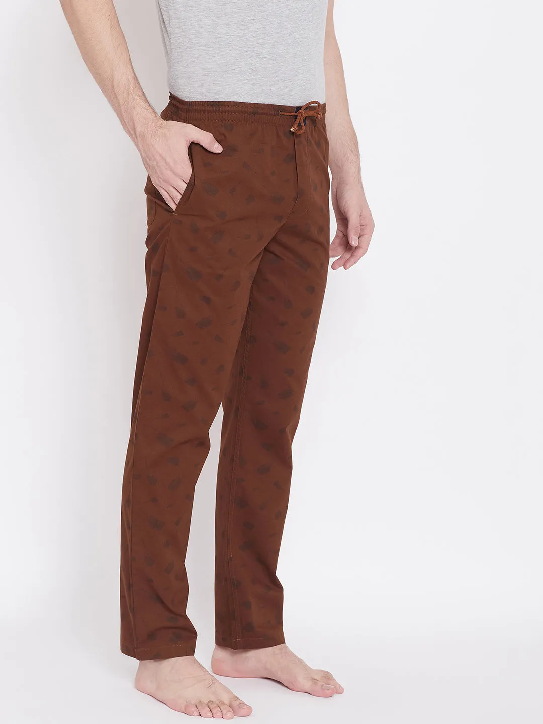 Printed Straight Lounge Pants