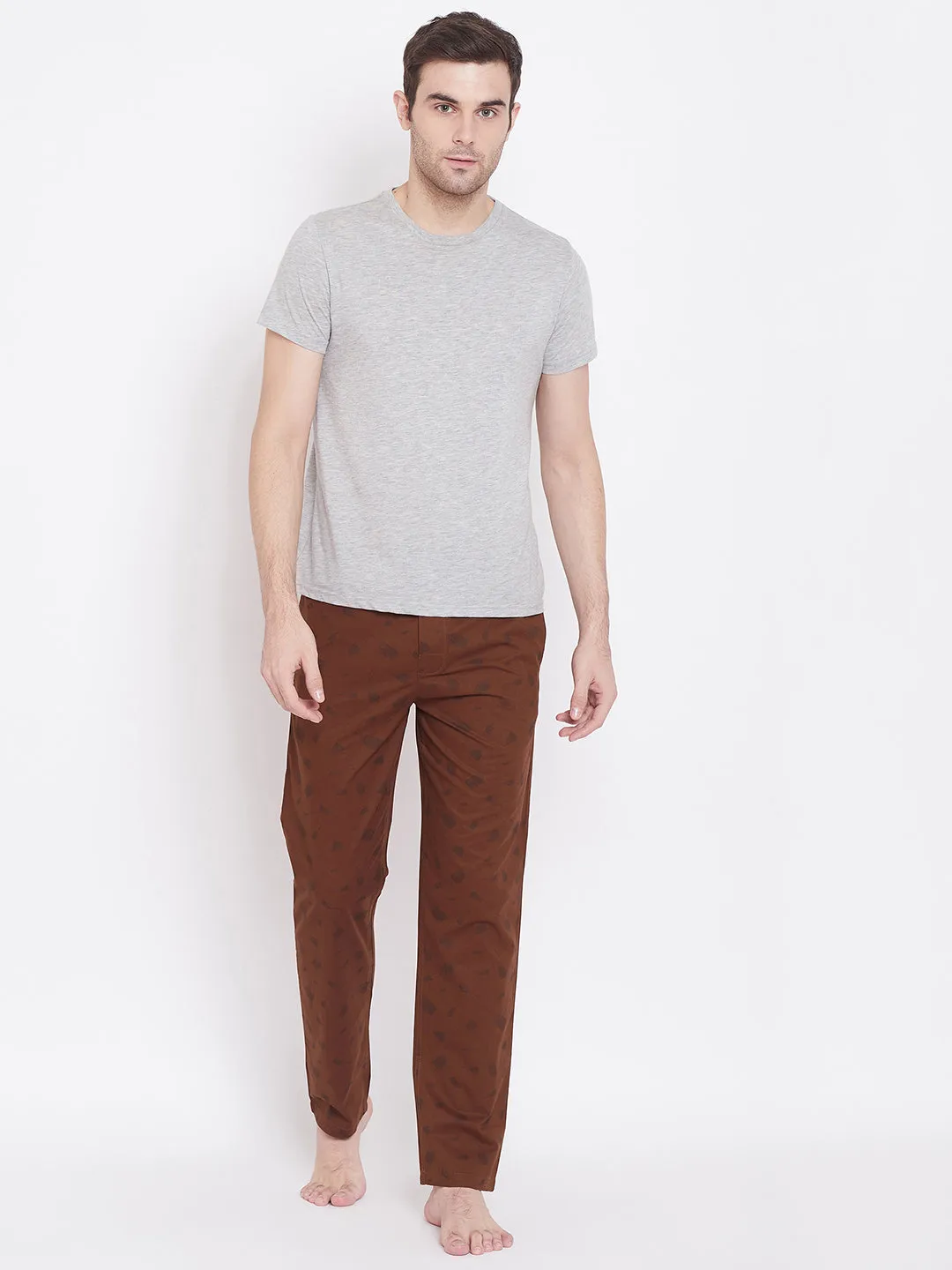 Printed Straight Lounge Pants