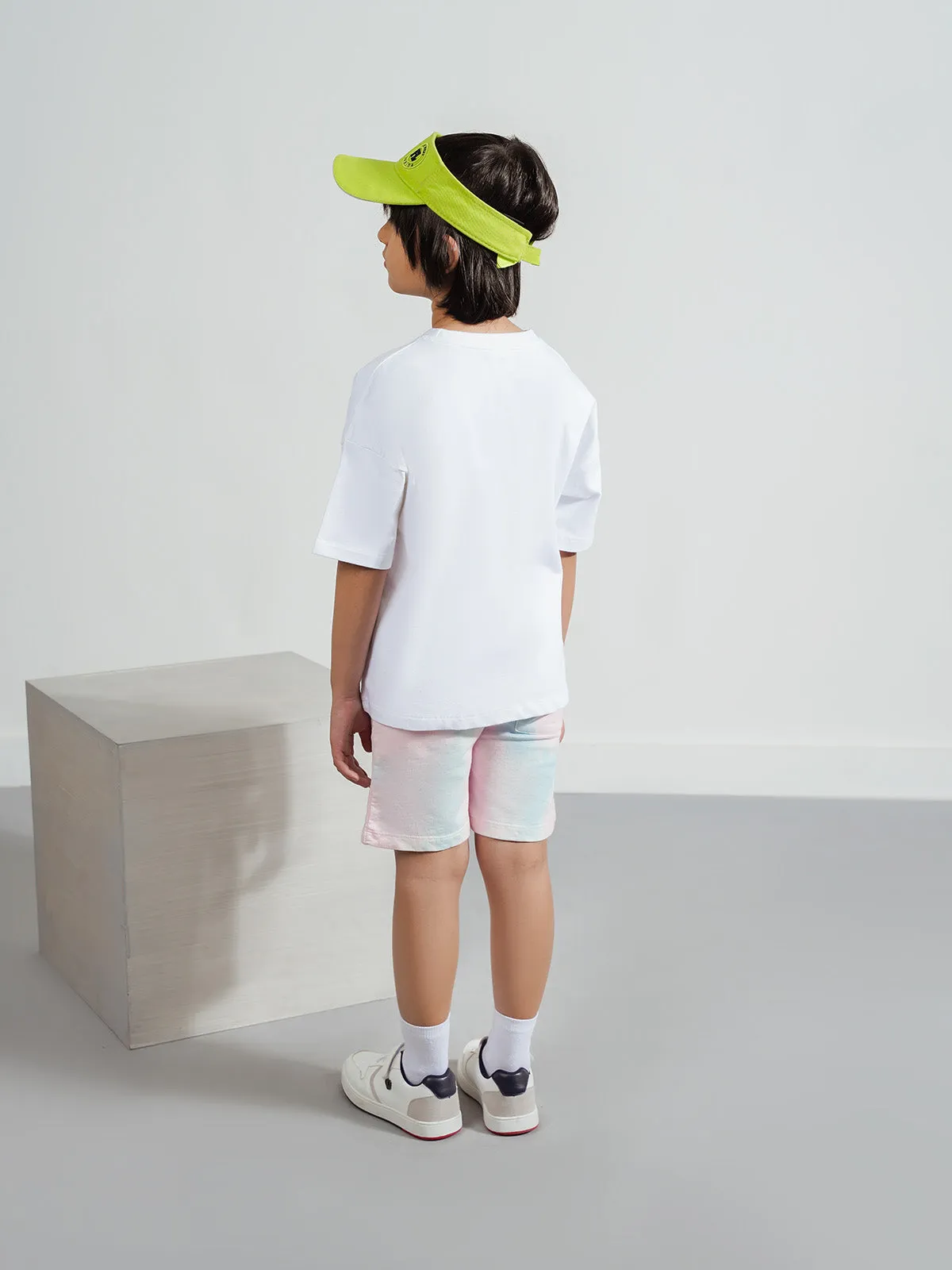 "ASAHI" Regular Fit Tie-Dye Shorts