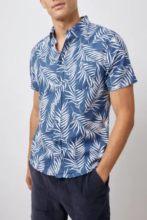 Rails Fairfax Short Sleeve Button Up Shirt in Palm Shadow