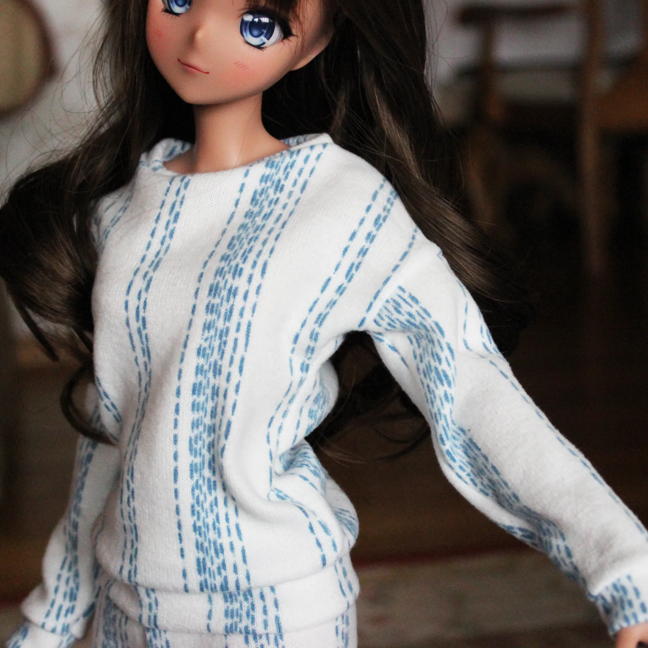 Raindrop Stripe Loungewear Set