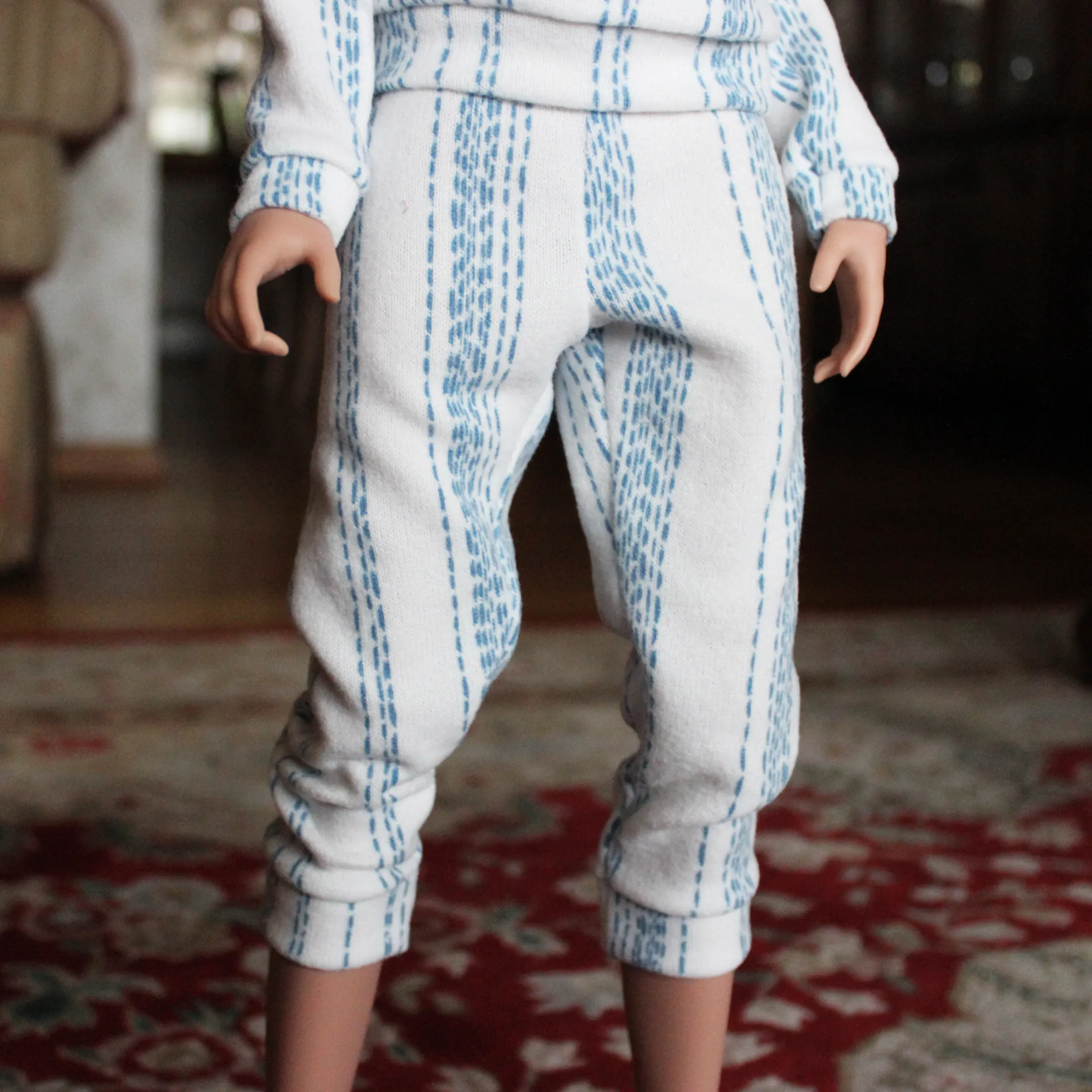 Raindrop Stripe Loungewear Set