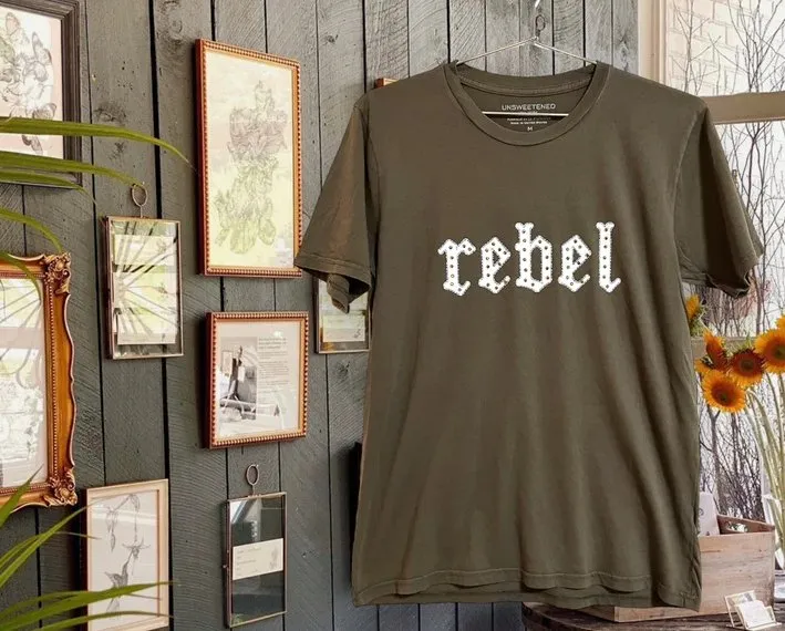 Rebel Stud Vintage Oversized Tee