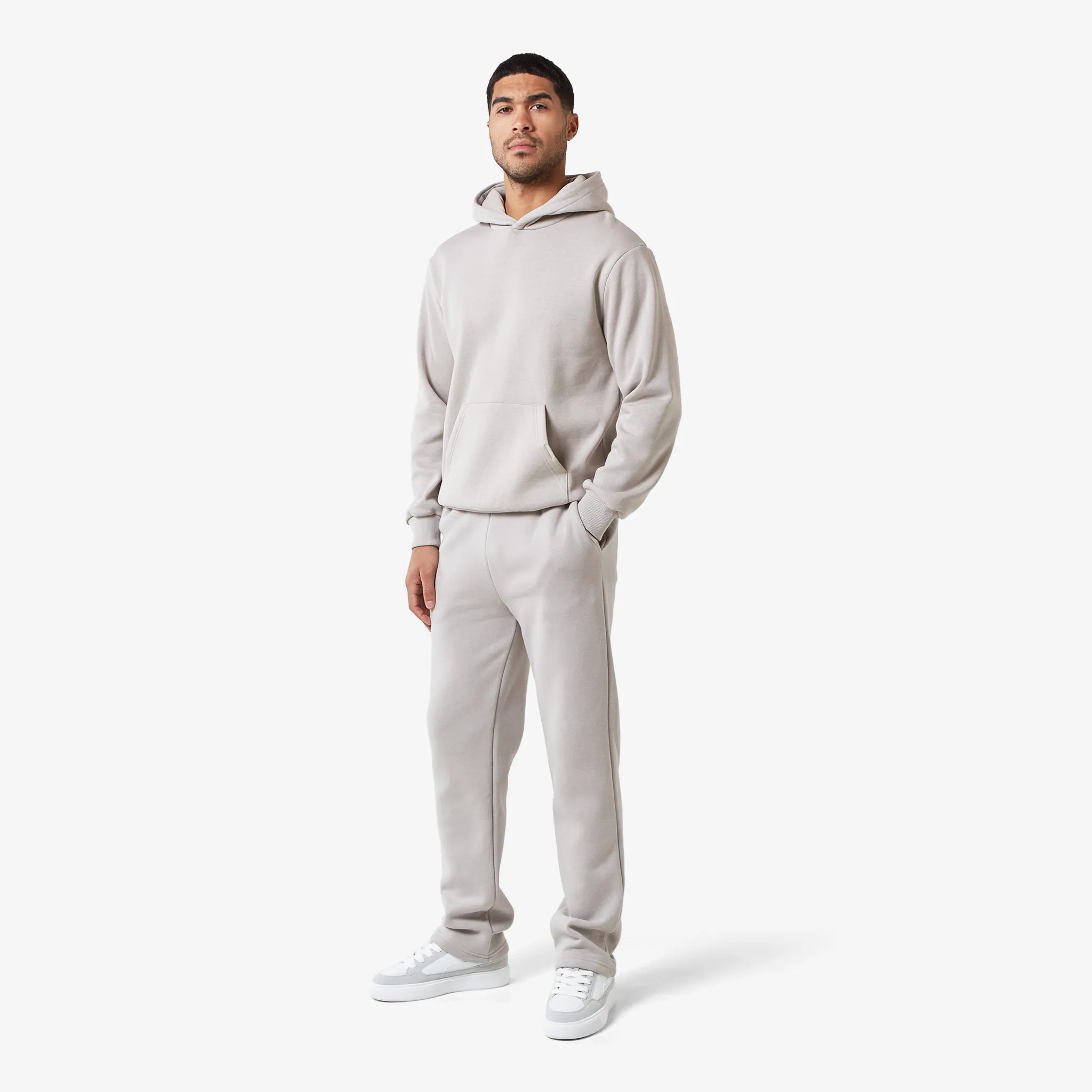 Relaxed Fit Hoodie | Stone