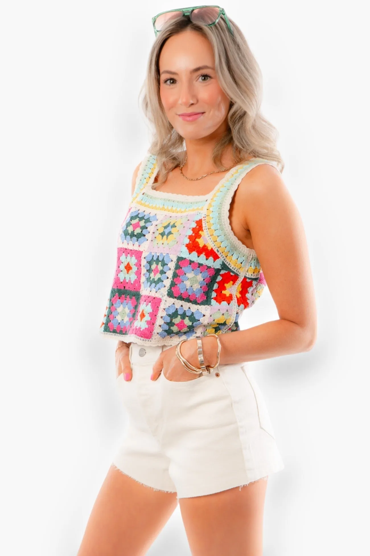 Saltwater Chic High-Rise Shorties