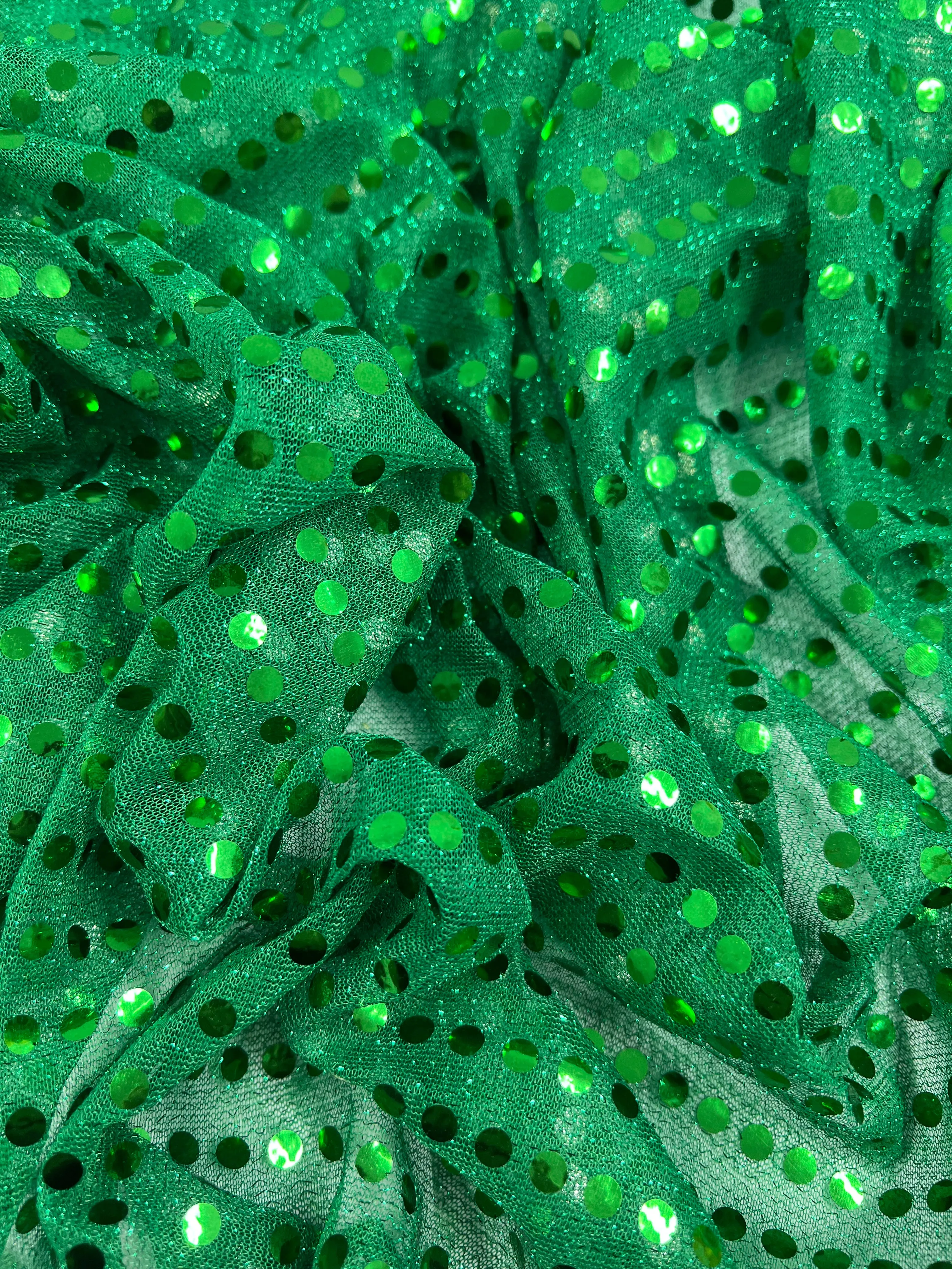 Sequin - Emerald - 112cm