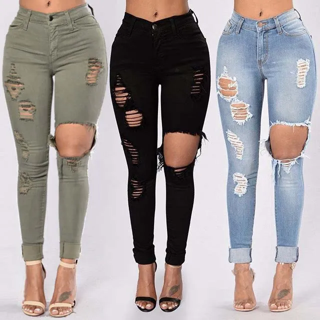 Sexy High Waist Stretch Jeans