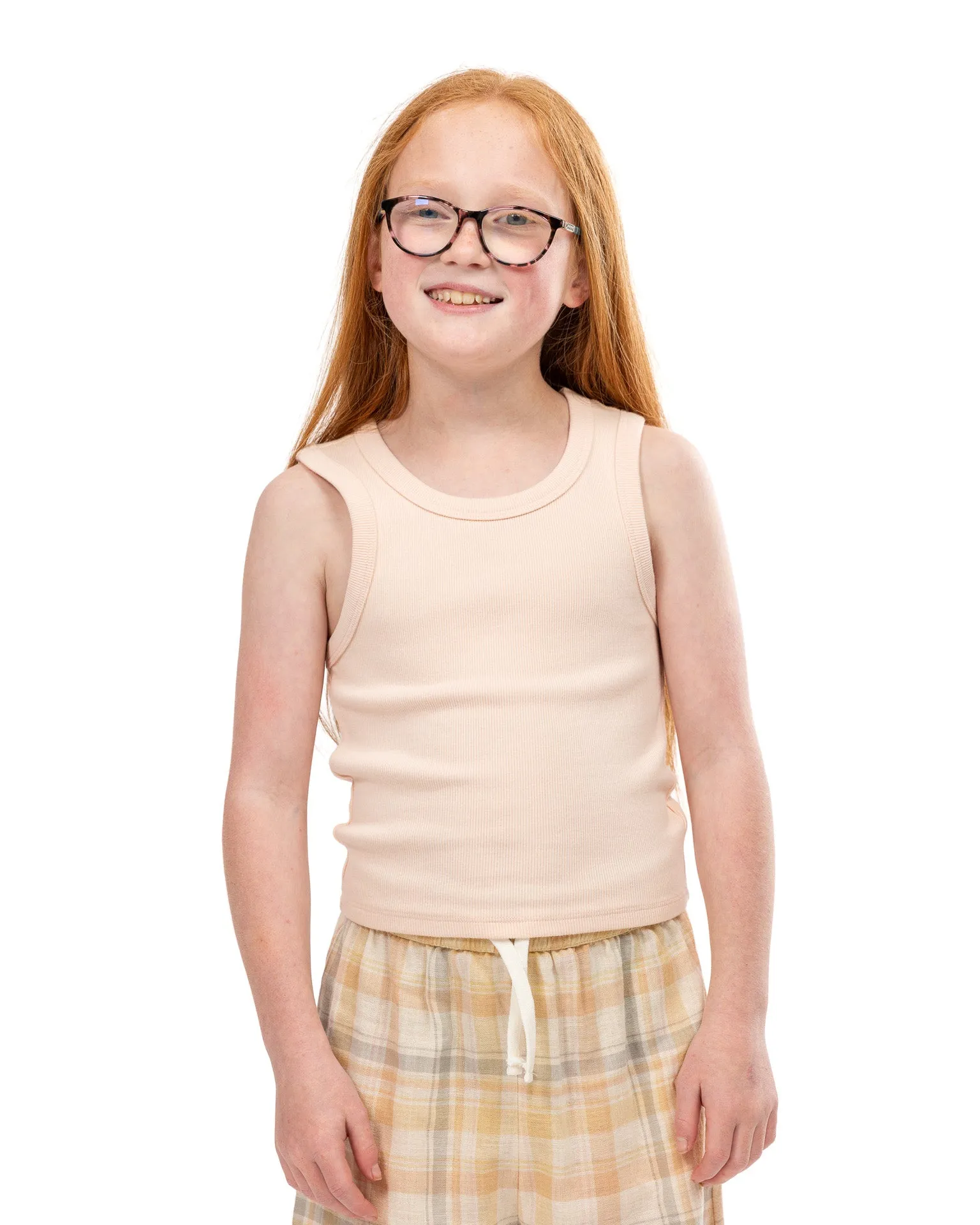 Shell Mini Ribbed Tank Top