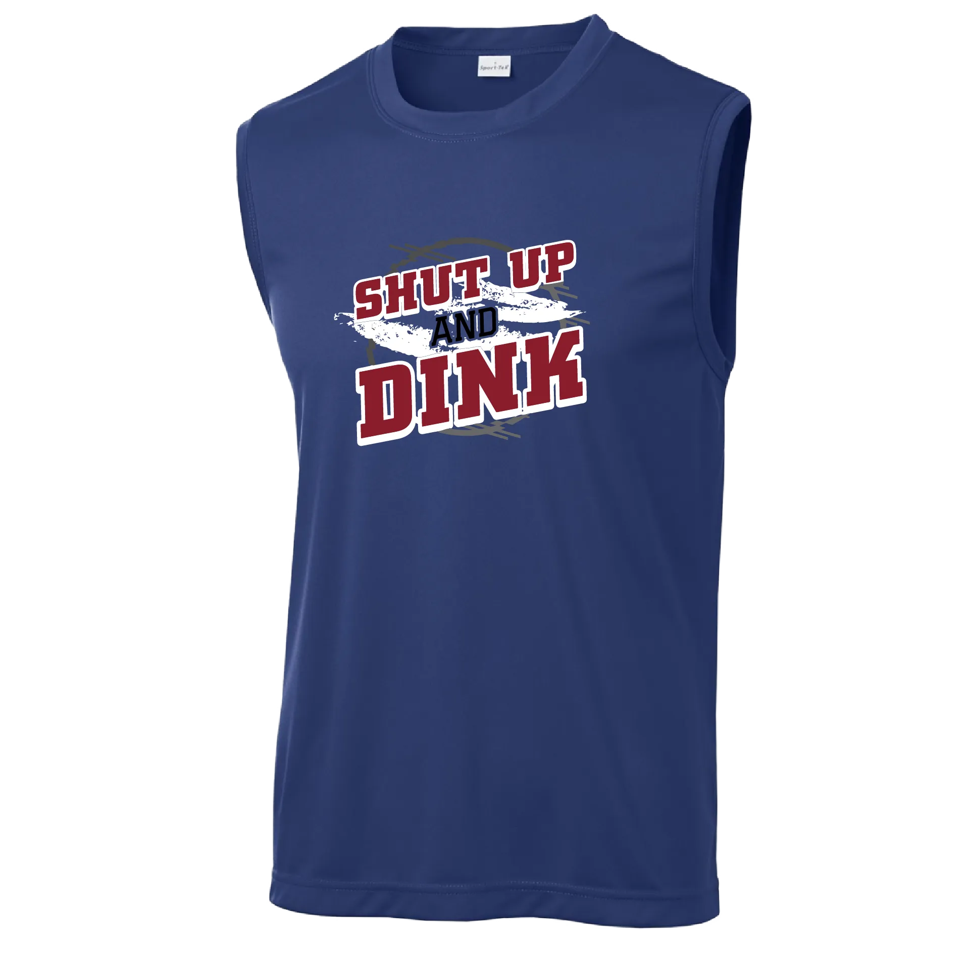 Shut Up And Dink | Men's Sleeveless Athletic Shirt | 100% Polyester