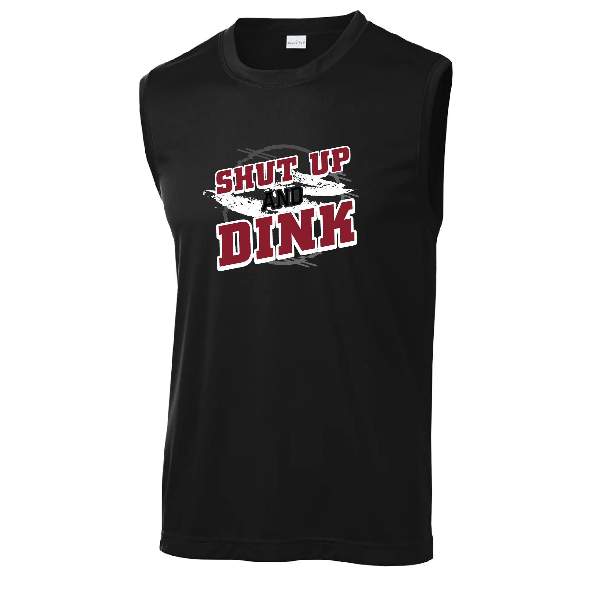 Shut Up And Dink | Men's Sleeveless Athletic Shirt | 100% Polyester