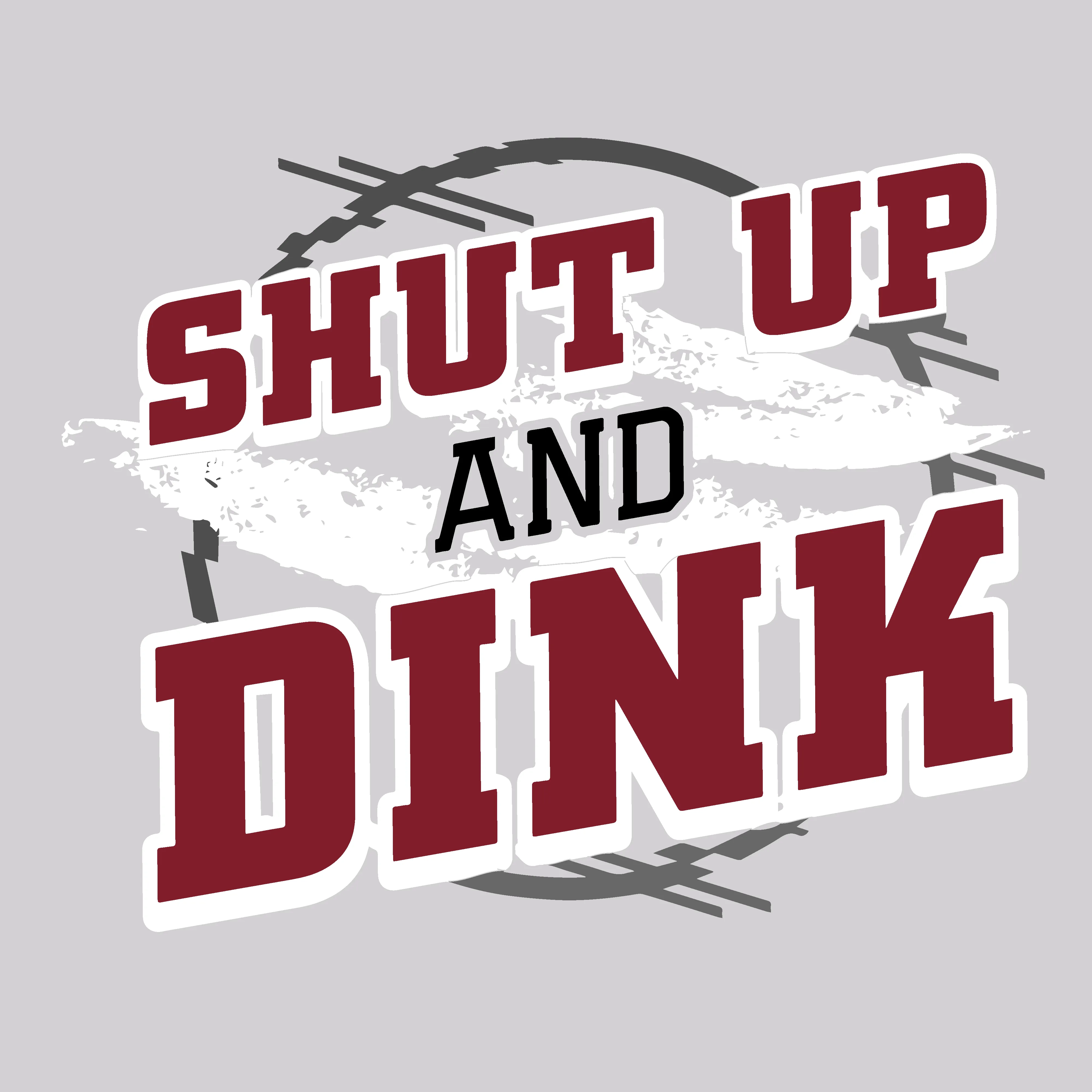 Shut Up And Dink | Men's Sleeveless Athletic Shirt | 100% Polyester