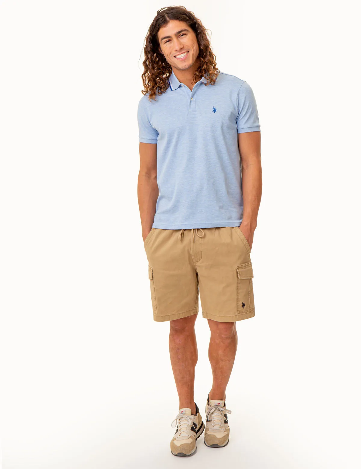 SLIM FIT SOLID INTERLOCK POLO SHIRT