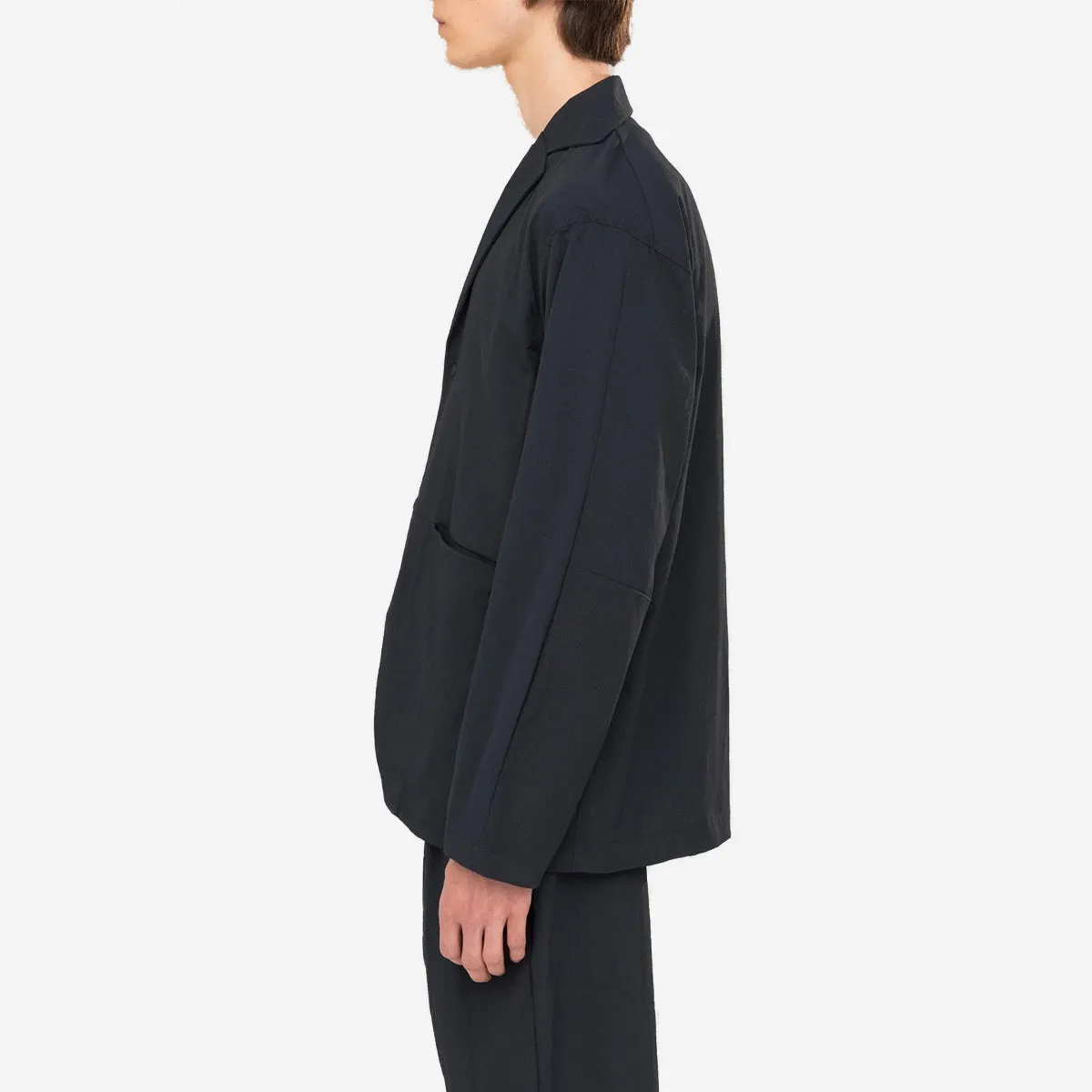 Smart Technical Ripstop Blazer - Dark Navy