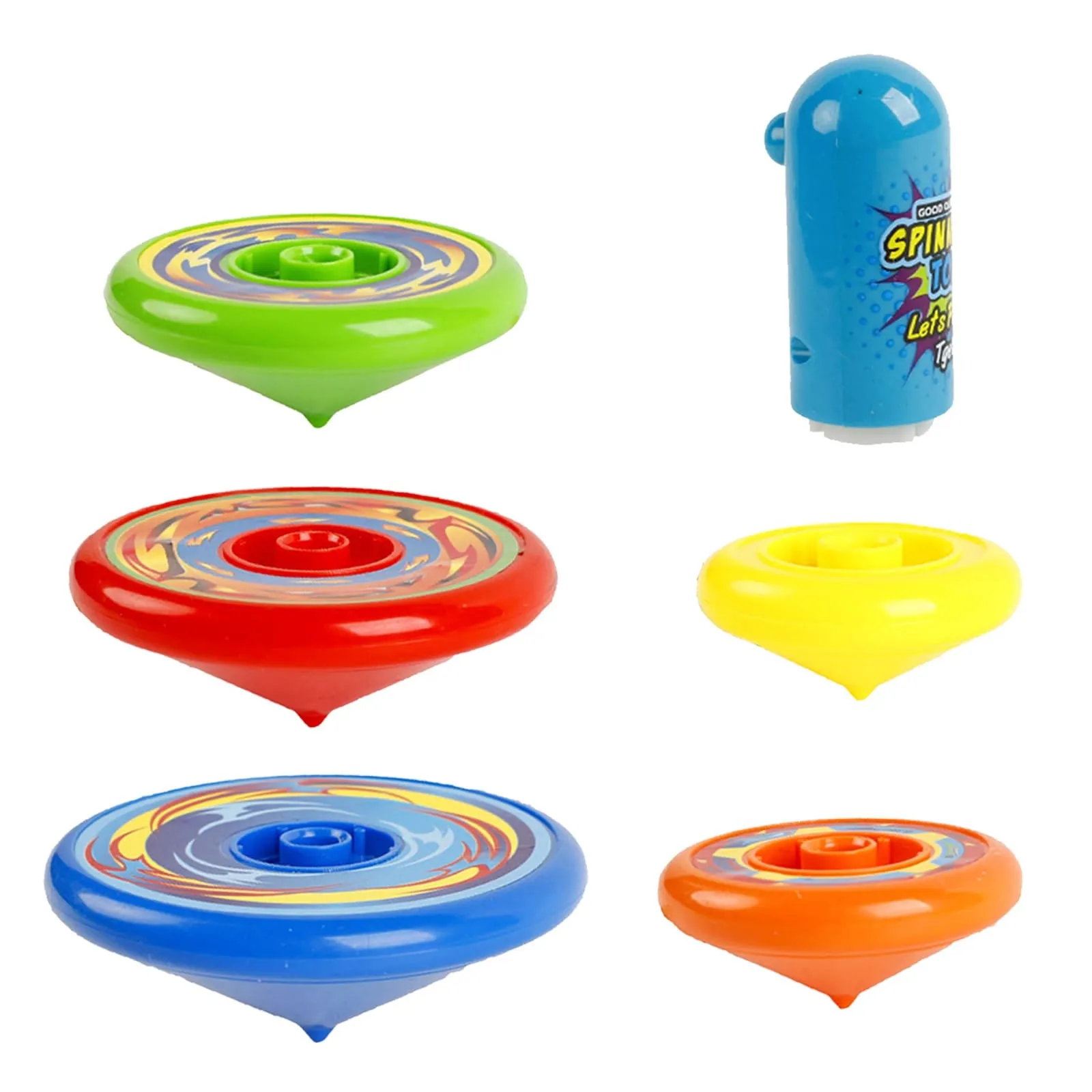 Spinning Top Shoot Gyro Rotation Game - 5 Pieces