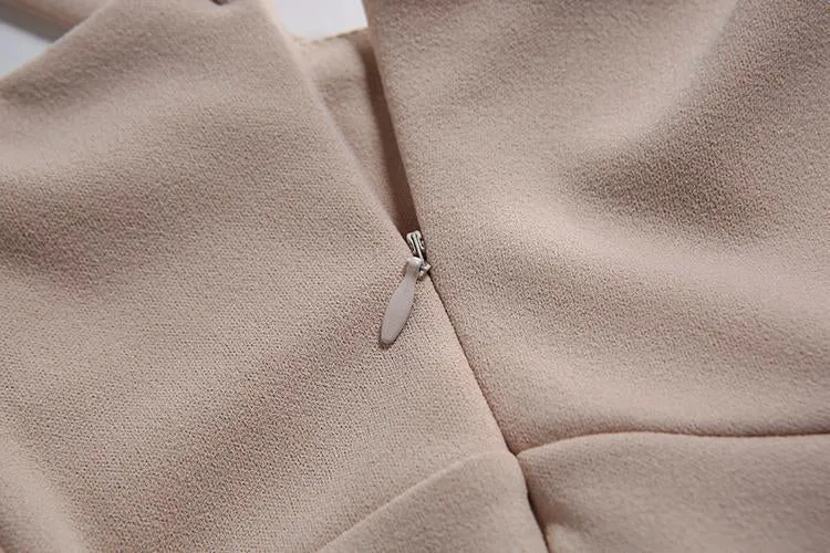 Spring And Autumn New High Waist Strap Pleated Bags Ankle Length Wide Leg Pants