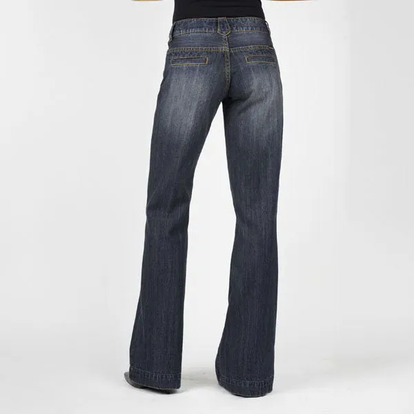 Stetson Women's 214 Dark Wash City  Long Trouser