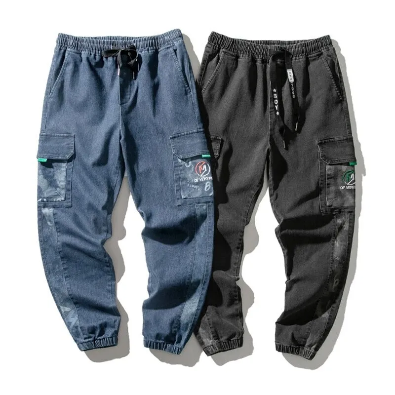 Stylish Streetwear Cargo Men Jeans'