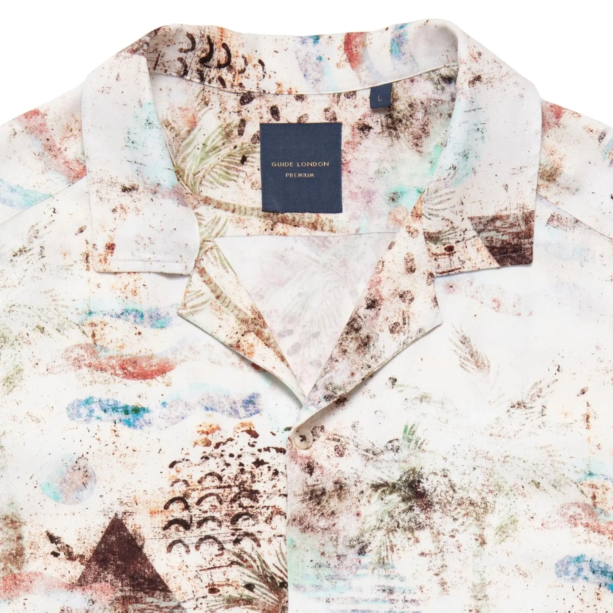 Summer Breeze Short Sleeve Shirt - Beige