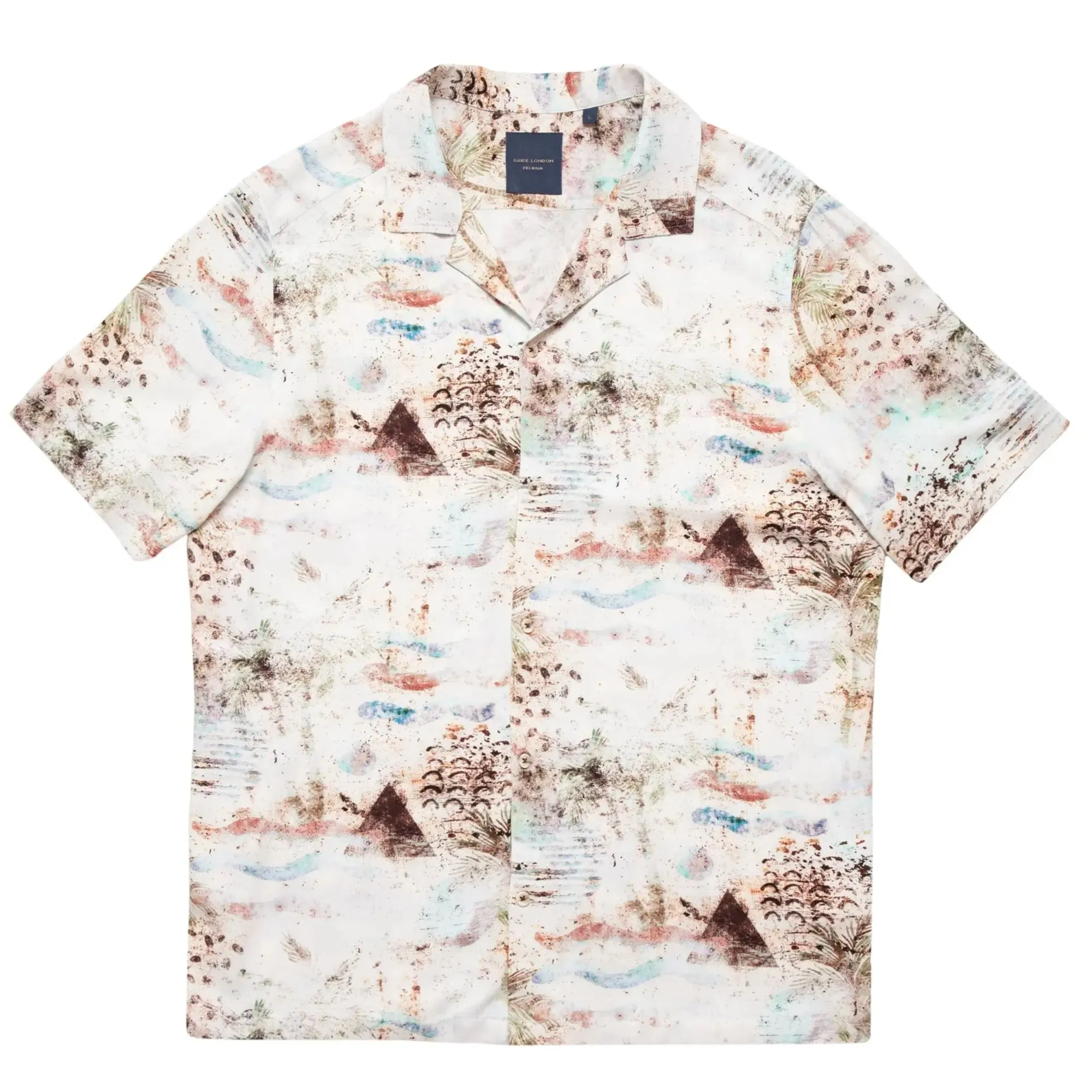 Summer Breeze Short Sleeve Shirt - Beige