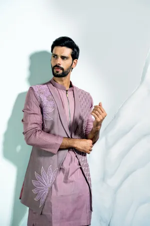 This pink colored open stylish KURTA JACKET