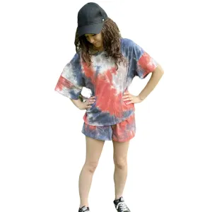 TRENDY TIE DYE PRINT TWO PIECE SET
