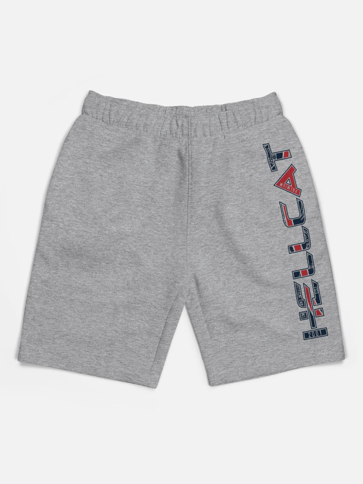 Trendy Typographic With Branding Printed Shorts for Boys