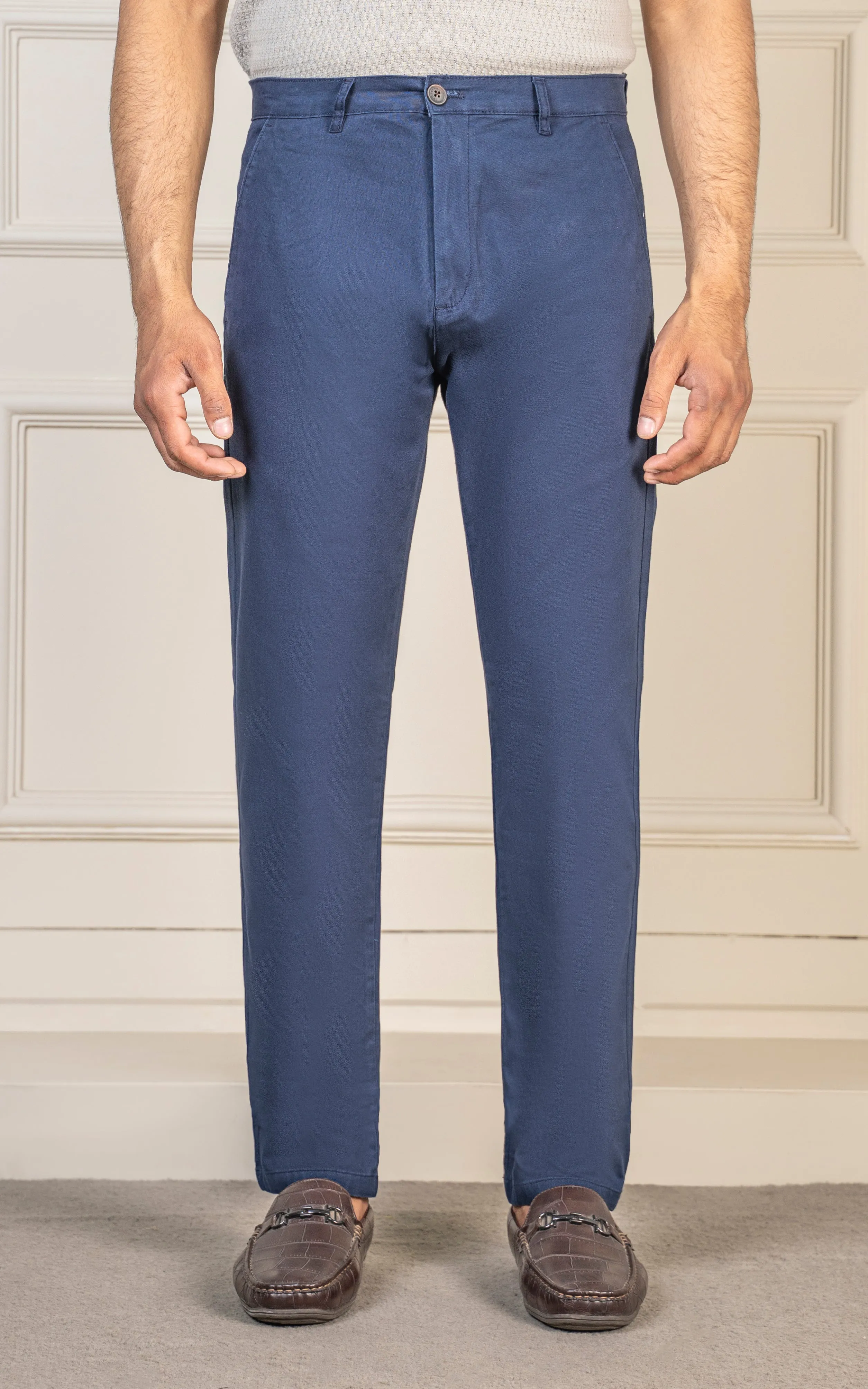 TWILL SMART FIT PANT NAVY