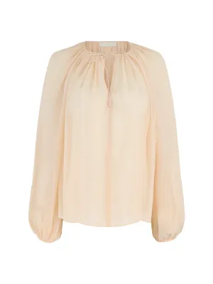 Ulla Johnson Safa Blouse in Peony