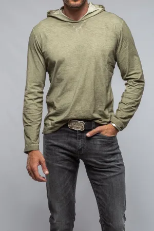 Ventura Hooded Tee in Moss